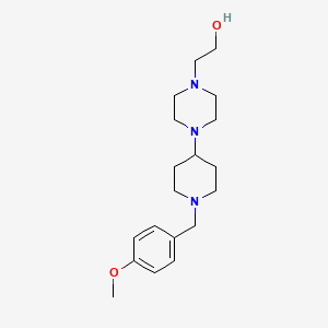 2-{4-[1-(4-Methoxybenzyl)piperidin-4-yl]piperazin-1-yl}ethanol