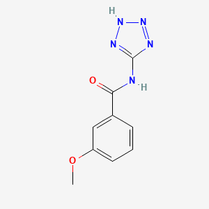 molecular formula C9H9N5O2 B10887596 3-methoxy-N-(1H-tetrazol-5-yl)benzamide 