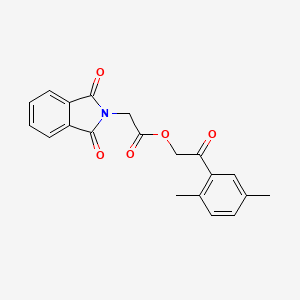 2-(2,5-dimethylphenyl)-2-oxoethyl (1,3-dioxo-1,3-dihydro-2H-isoindol-2-yl)acetate