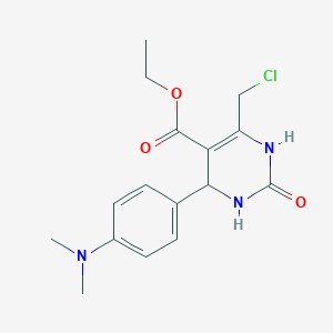 molecular formula C16H20ClN3O3 B10887621 Ethyl 6-(chloromethyl)-4-[4-(dimethylamino)phenyl]-2-oxo-1,2,3,4-tetrahydropyrimidine-5-carboxylate 