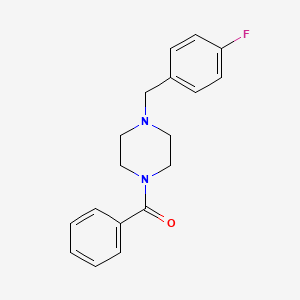 [4-(4-Fluorobenzyl)piperazin-1-yl](phenyl)methanone