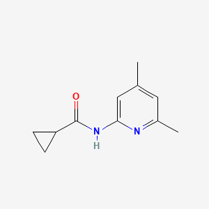 molecular formula C11H14N2O B10887677 N-(4,6-dimethylpyridin-2-yl)cyclopropanecarboxamide 