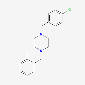 1-(4-Chlorobenzyl)-4-(2-methylbenzyl)piperazine