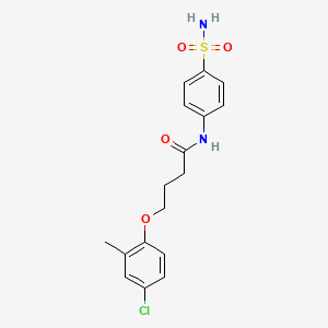 4-(4-chloro-2-methylphenoxy)-N-(4-sulfamoylphenyl)butanamide