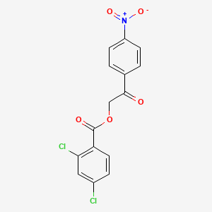 2-(4-Nitrophenyl)-2-oxoethyl 2,4-dichlorobenzoate