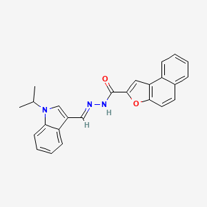 N'-{(E)-[1-(propan-2-yl)-1H-indol-3-yl]methylidene}naphtho[2,1-b]furan-2-carbohydrazide