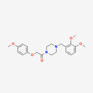 1-[4-(2,3-Dimethoxybenzyl)piperazin-1-yl]-2-(4-methoxyphenoxy)ethanone