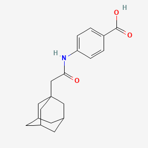 4-{[2-(1-Adamantyl)acetyl]amino}benzoic acid