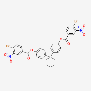 Cyclohexane-1,1-diyldibenzene-4,1-diyl bis(4-bromo-3-nitrobenzoate)