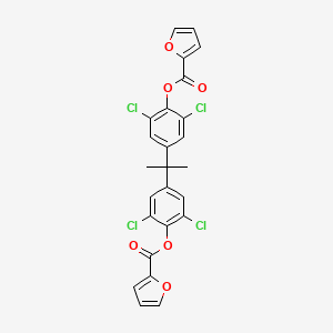 Propane-2,2-diylbis-2,6-dichlorobenzene-4,1-diyl difuran-2-carboxylate