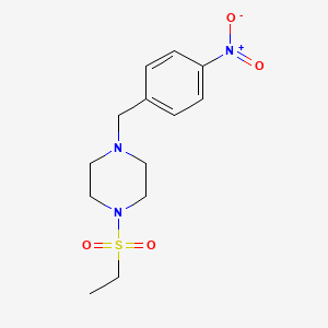 1-(Ethylsulfonyl)-4-(4-nitrobenzyl)piperazine