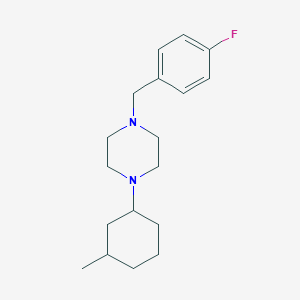 1-(4-Fluorobenzyl)-4-(3-methylcyclohexyl)piperazine