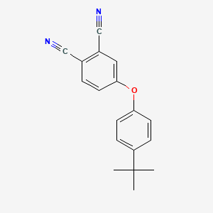 molecular formula C18H16N2O B10888601 1,2-Benzenedicarbonitrile, 4-[4-(1,1-dimethylethyl)phenoxy]- CAS No. 125023-51-0