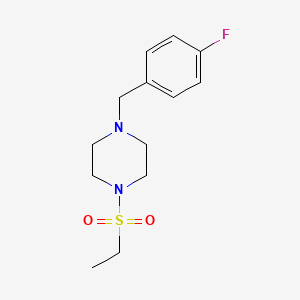 1-(Ethylsulfonyl)-4-(4-fluorobenzyl)piperazine