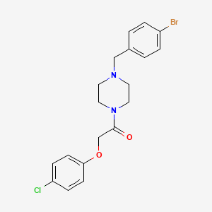 1-[4-(4-Bromobenzyl)piperazin-1-yl]-2-(4-chlorophenoxy)ethanone