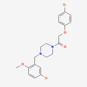 1-[4-(5-Bromo-2-methoxybenzyl)piperazin-1-yl]-2-(4-bromophenoxy)ethanone