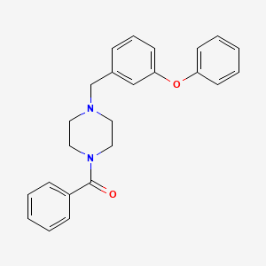 1-Benzoyl-4-(3-phenoxybenzyl)piperazine