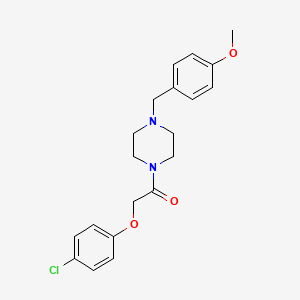 2-(4-Chlorophenoxy)-1-[4-(4-methoxybenzyl)piperazin-1-yl]ethanone