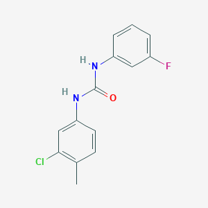 1-(3-Chloro-4-methylphenyl)-3-(3-fluorophenyl)urea