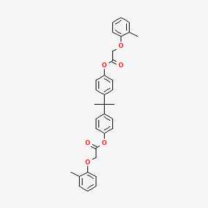 Propane-2,2-diyldibenzene-4,1-diyl bis[(2-methylphenoxy)acetate]