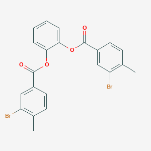 Benzene-1,2-diyl bis(3-bromo-4-methylbenzoate)