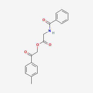 2-(4-Methylphenyl)-2-oxoethyl 2-(benzoylamino)acetate