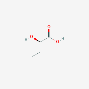 molecular formula C4H8O3 B010889 (R)-2-Hydroxybutanoic acid CAS No. 20016-85-7
