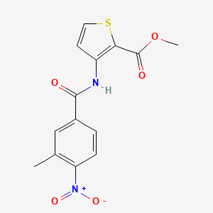 Methyl 3-{[(3-methyl-4-nitrophenyl)carbonyl]amino}thiophene-2-carboxylate