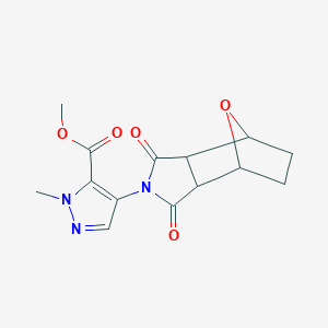 methyl 4-(1,3-dioxooctahydro-2H-4,7-epoxyisoindol-2-yl)-1-methyl-1H-pyrazole-5-carboxylate