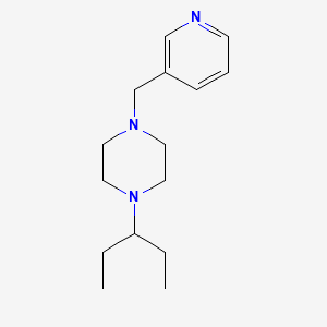 1-(Pentan-3-yl)-4-(pyridin-3-ylmethyl)piperazine