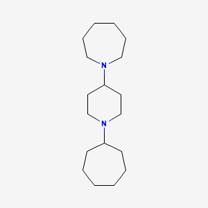 1-(1-Cycloheptylpiperidin-4-yl)azepane