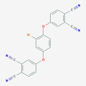 4-[2-Bromo-4-(3,4-dicyanophenoxy)phenoxy]-2-cyanophenyl cyanide