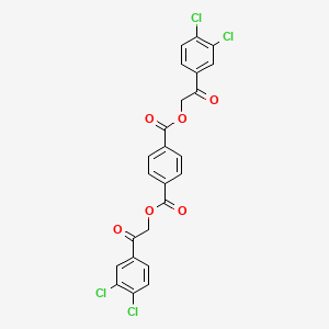 Bis[2-(3,4-dichlorophenyl)-2-oxoethyl] benzene-1,4-dicarboxylate