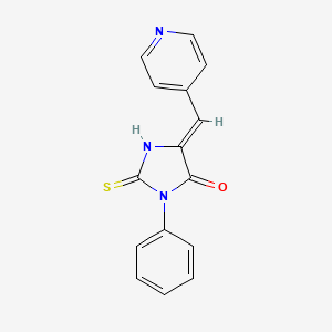 3-Phenyl-5-(pyridin-4-ylmethylidene)-2-thioxoimidazolidin-4-one