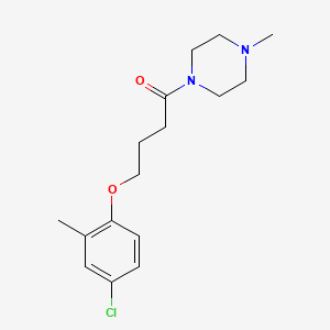 4-(4-Chloro-2-methylphenoxy)-1-(4-methylpiperazin-1-yl)butan-1-one