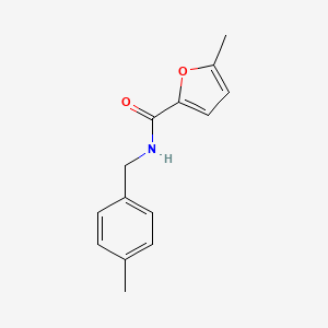 molecular formula C14H15NO2 B10889399 5-methyl-N-(4-methylbenzyl)furan-2-carboxamide 