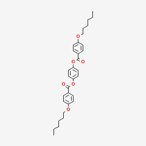 4-{[4-(Hexyloxy)benzoyl]oxy}phenyl 4-(hexyloxy)benzoate