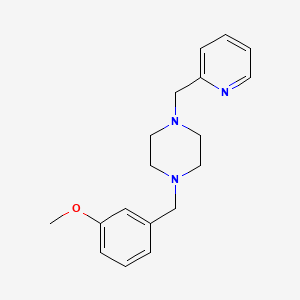 1-(3-Methoxybenzyl)-4-(pyridin-2-ylmethyl)piperazine