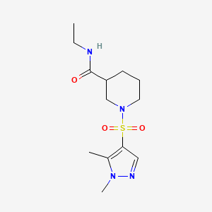 1-[(1,5-dimethyl-1H-pyrazol-4-yl)sulfonyl]-N-ethylpiperidine-3-carboxamide