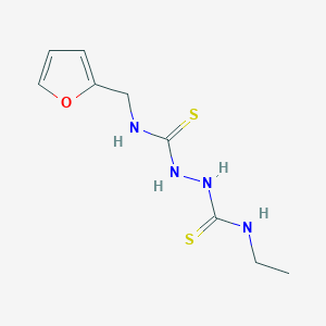 N-ethyl-N'-(furan-2-ylmethyl)hydrazine-1,2-dicarbothioamide