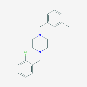 1-(2-Chlorobenzyl)-4-(3-methylbenzyl)piperazine