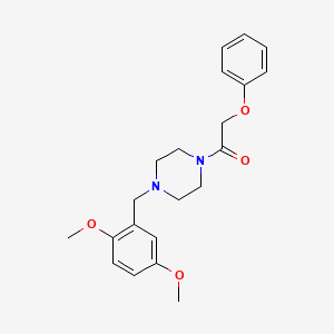 1-[4-(2,5-Dimethoxybenzyl)piperazin-1-yl]-2-phenoxyethanone