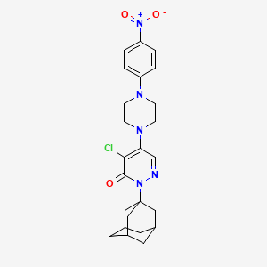 2-(1-Adamantyl)-4-chloro-5-[4-(4-nitrophenyl)piperazino]-3(2H)-pyridazinone