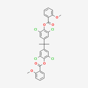 Propane-2,2-diylbis-2,6-dichlorobenzene-4,1-diyl bis(2-methoxybenzoate)