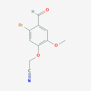 (5-Bromo-4-formyl-2-methoxyphenoxy)acetonitrile