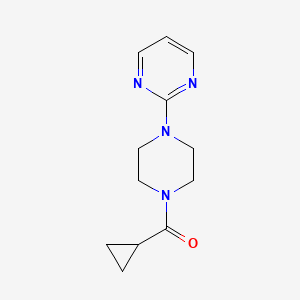 molecular formula C12H16N4O B10889835 Cyclopropyl[4-(pyrimidin-2-yl)piperazin-1-yl]methanone 