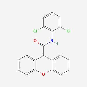 N-(2,6-dichlorophenyl)-9H-xanthene-9-carboxamide