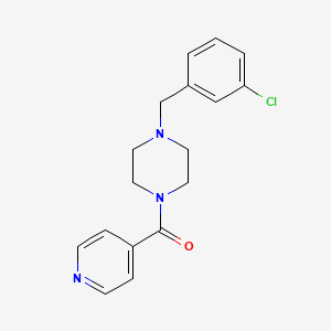 [4-(3-Chlorobenzyl)piperazin-1-yl](pyridin-4-yl)methanone