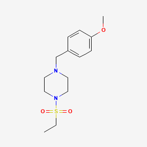 1-(Ethylsulfonyl)-4-(4-methoxybenzyl)piperazine