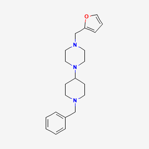 1-(1-Benzylpiperidin-4-yl)-4-(furan-2-ylmethyl)piperazine